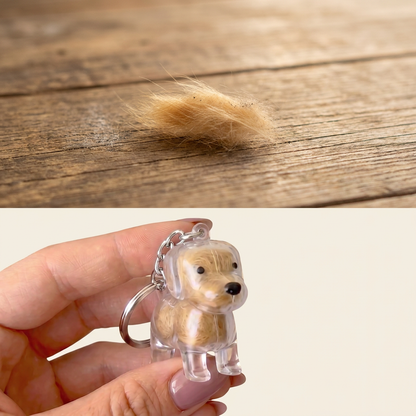 Llavero Cápsula Pelo de Mascota | Locket & Paw