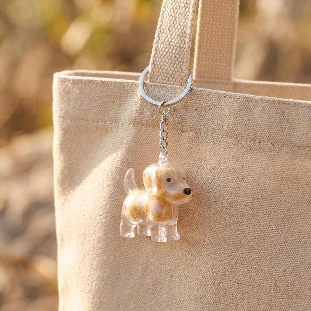 Llavero Cápsula Pelo de Mascota | Locket & Paw