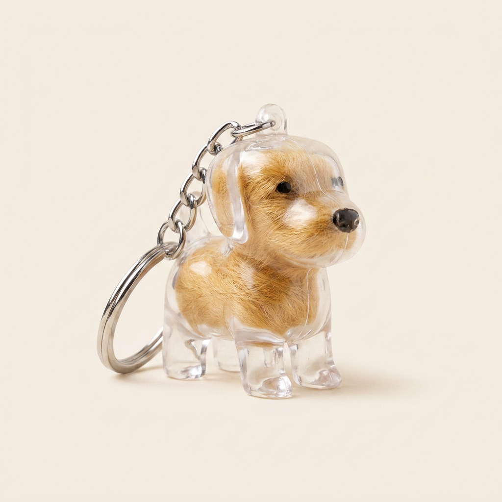 Llavero Cápsula Pelo de Mascota | Locket & Paw